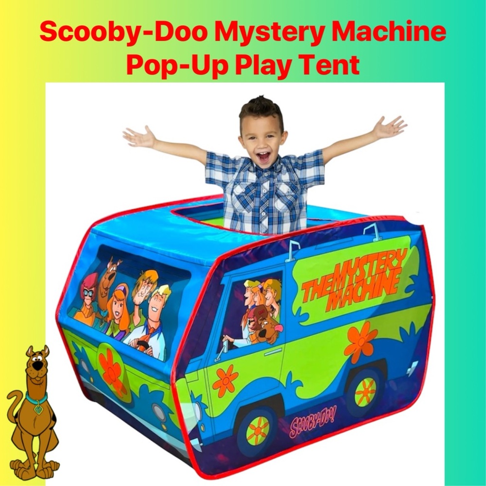 NWT Scooby Doo Mystery Machine Tent – Kids Pop Up Play Tent | Scooby Doo Toy
